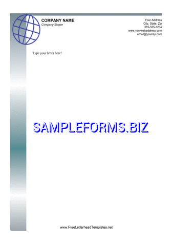 Professional Letterhead Template 3 doc pdf free